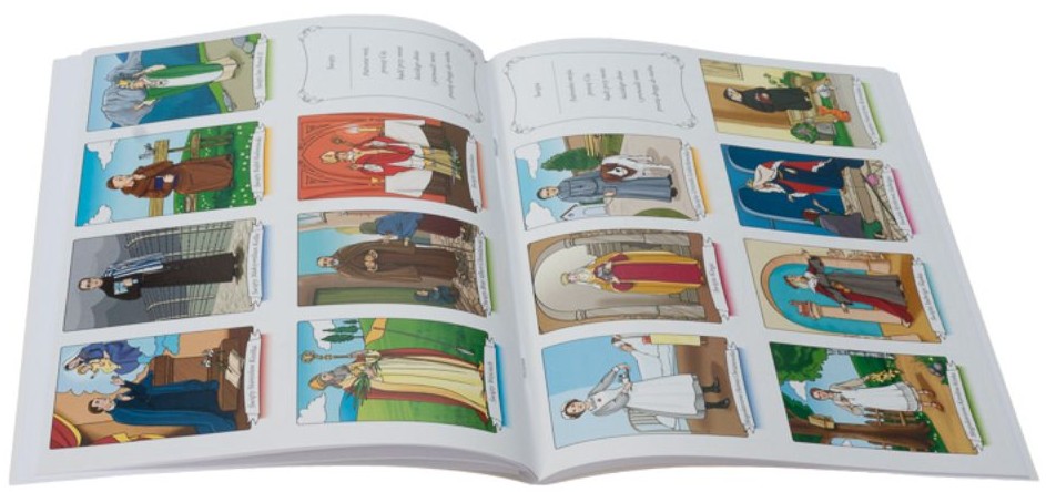 OBRAZKI DO KOLOROWANIA: POLSCY ŚWIĘCI z naklejkami - Barbara Żołądek