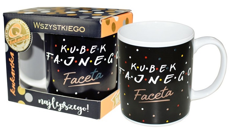 Kubek kukartka Premium "KUBEK FAJNEGO Faceta" 300 ml Q-829