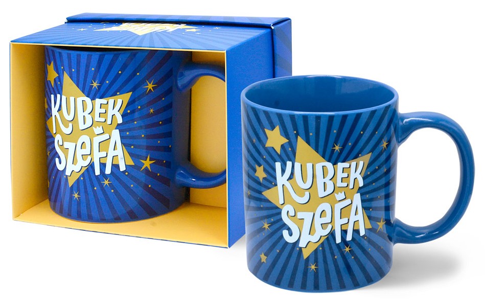 Kubek kukartka TOP BOSS "KUBEK SZEFA" 300 ml TPB-004