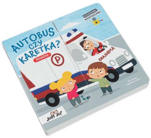 ROZSUWANKI-NIESPODZIANKI: AUTOBUS CZY KARETKA? Pojazdy - Magdalena Młodnicka