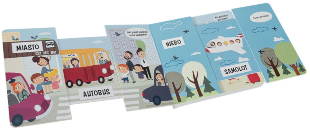 ROZSUWANKI-NIESPODZIANKI: AUTOBUS CZY KARETKA? Pojazdy - Magdalena Młodnicka