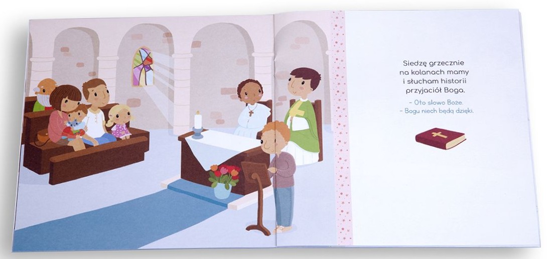 Książeczka walizeczka: IDĘ NA MSZĘ ŚWIĘTĄ - Praca zbiorowa