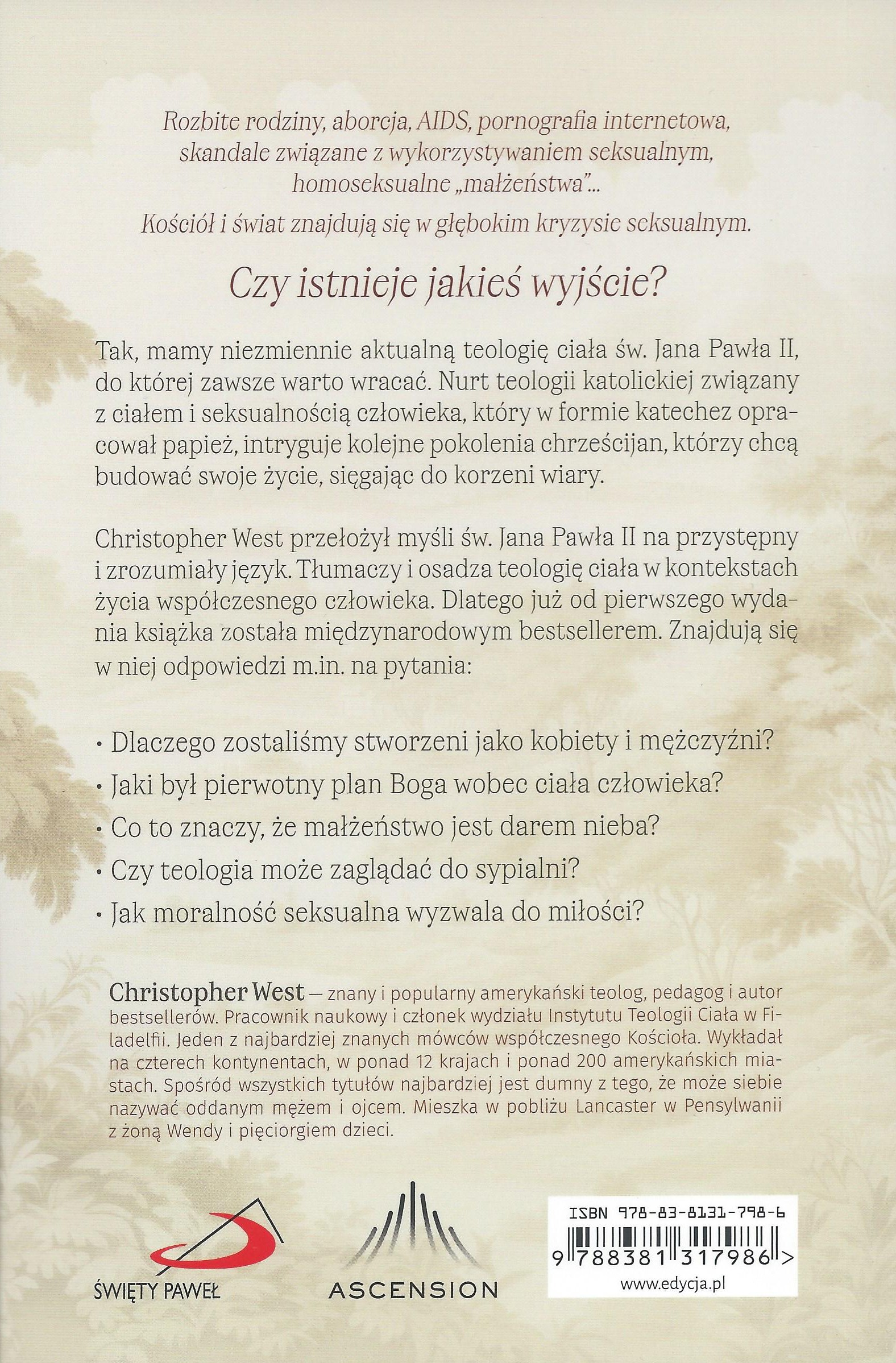 ŚWIATOWY BESTSELLER: Teologia ciała dla początkujących - Christopher West
