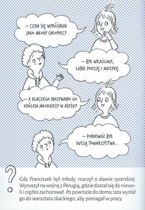 Kolorowanka / komiks: ŚWIĘTY FRANCISZEK z ASYŻU - Praca zbiorowa