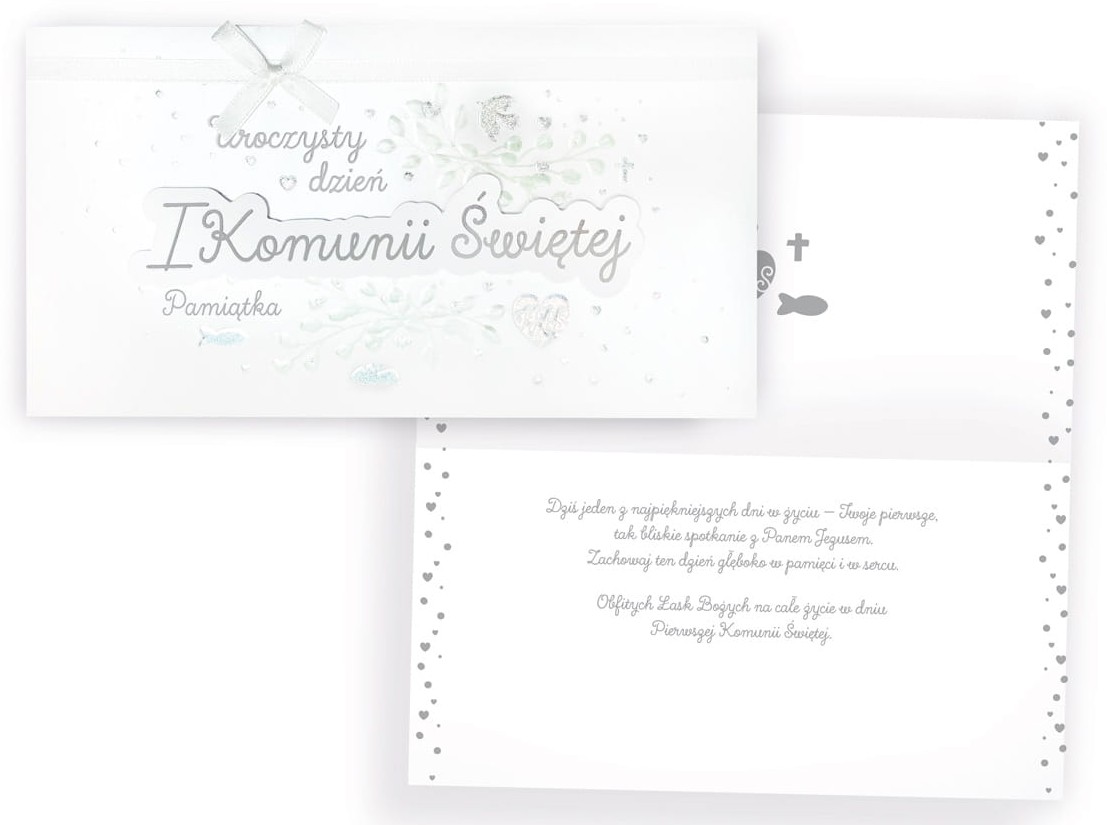 Karnet z kopertą: Pamiątka Pierwszej Komunii Świętej PM-217