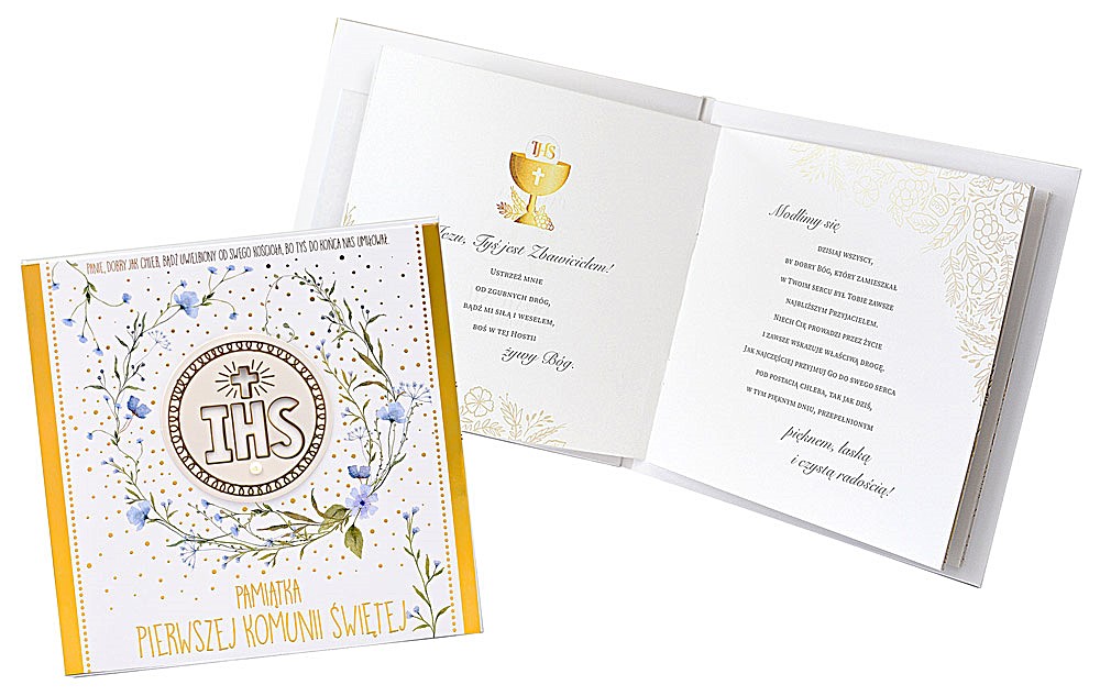Pamiątka: PIERWSZA KOMUNIA ŚWIĘTA PMB Q-0009