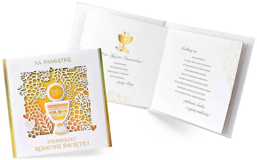 Pamiątka: PIERWSZA KOMUNIA ŚWIĘTA PMB Q-0012