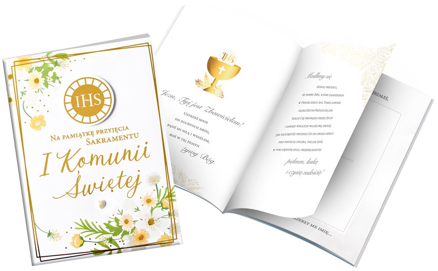 Pamiątka: NA PAMIĘTKĘ I Komunii Świętej PMB PR-0011