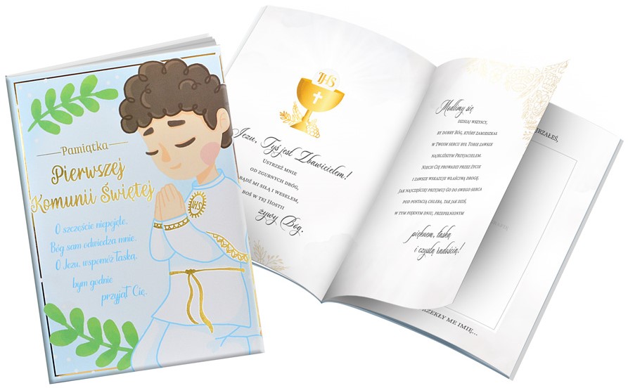 Pamiątka Pierwszej Komunii Świętej PMB-0067 (dla chłopca)