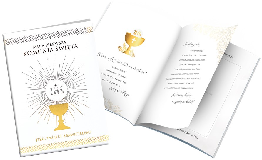 Pamiątka MOJA PIERWSZA KOMUNIA ŚWIĘTA PMB-0074