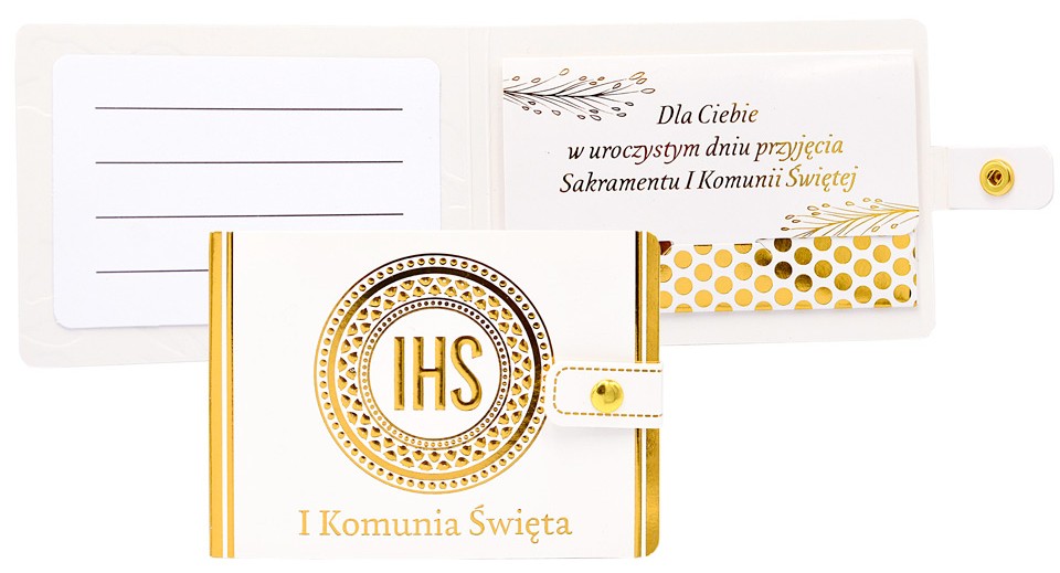 Portfelik prezentowy - I Komunia Święta POR-025