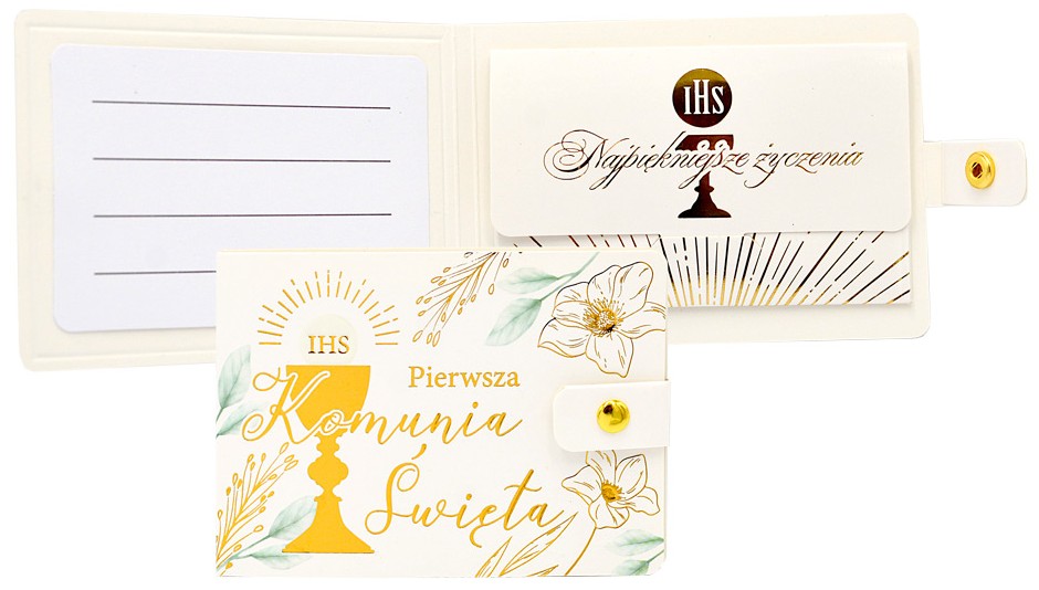 Portfelik prezentowy - I Komunia Święta POR-027