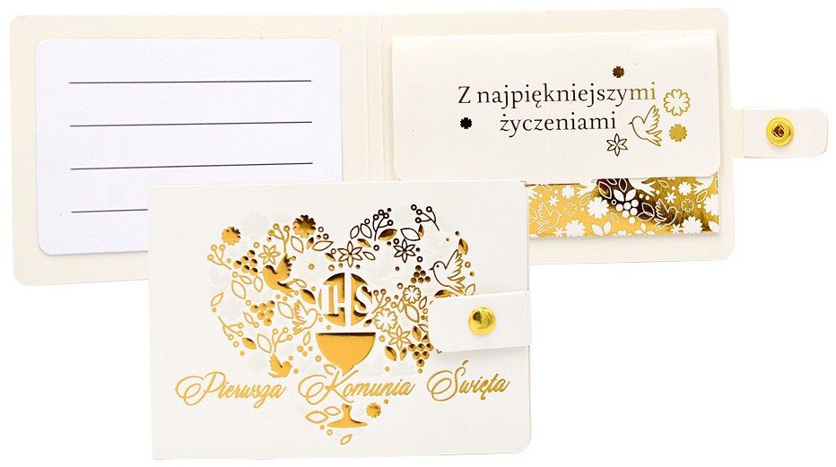 Portfelik prezentowy - I Komunia Święta POR-028
