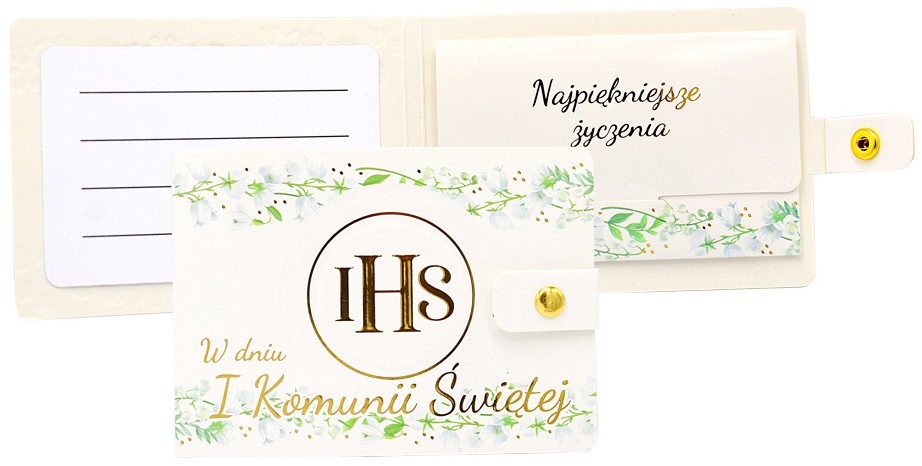 Portfelik prezentowy - I Komunia Święta POR-029