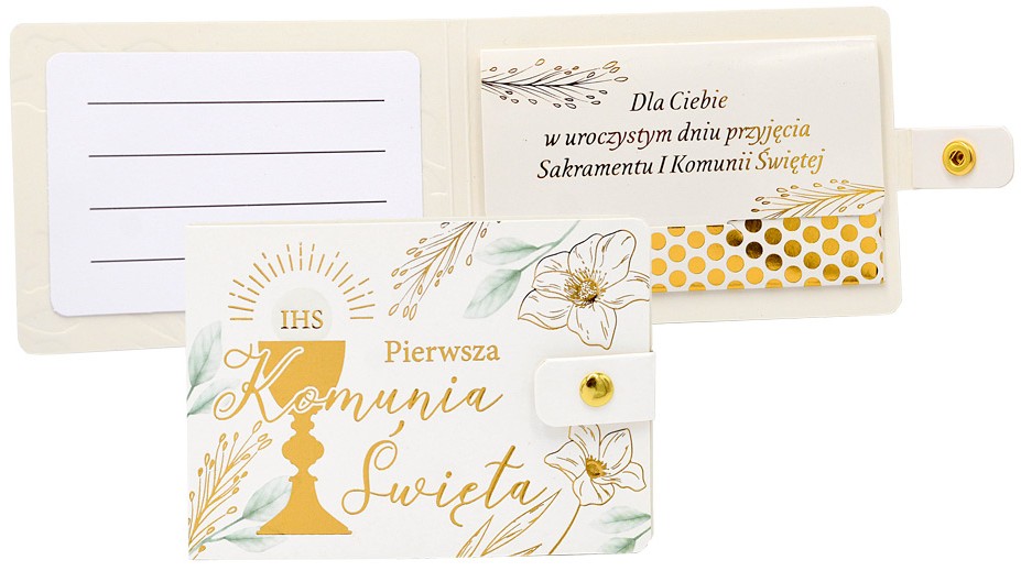 Portfelik prezentowy - I Komunia Święta POR-030