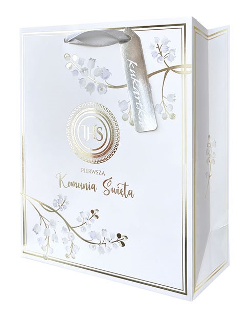 Torba prezentowa Komunia 26x32x13 cm QPL-116 wzór 2