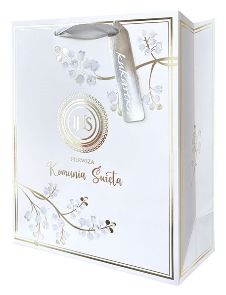 Torba prezentowa Komunia 18x10x23 cm QPM-112 wzór 2