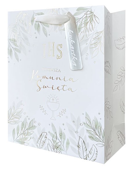 Torba prezentowa Komunia 30x42x15 cm QPXL-071 wzór 1