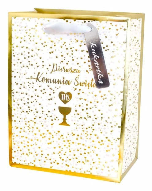 Torba prezentowa Komunia 33x45,6x15 cm QPXL-076 wzór 2