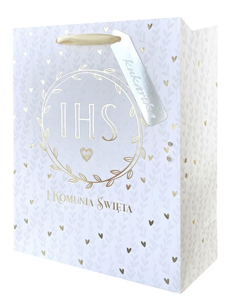 Torba prezentowa Komunia 30x42x15 cm QPXL-071 wzór 3