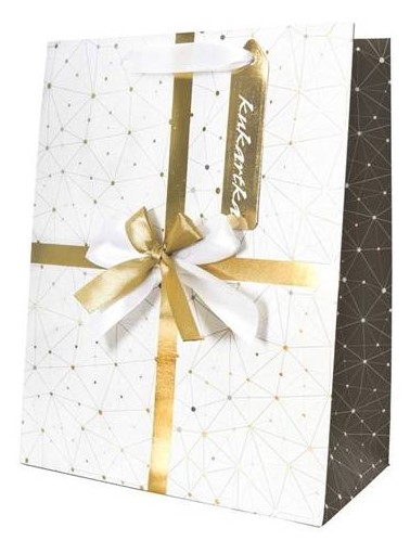 Torba prezentowa Kokarda 33x45,6x15 cm QPXL-059 wzór 4