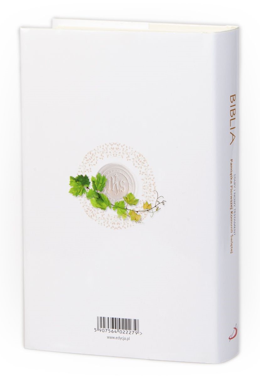 BIBLIA STARY i NOWY TESTAMENT "z rybką" - Pamiątka Pierwszej Komunii Świętej