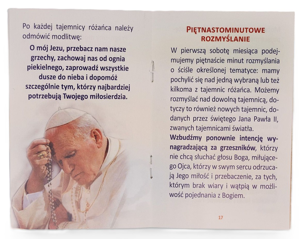 Modlitwy z Fatimy. Nabożeństwo pięciu pierwszych sobót