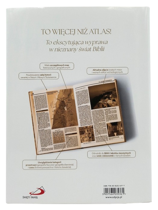 ATLAS BIBLIJNY. BIBLIA, HISTORIA, GEOGRAFIA, ARCHEOLOGIA - Pamiątka Pierwszej Komunii Świętej