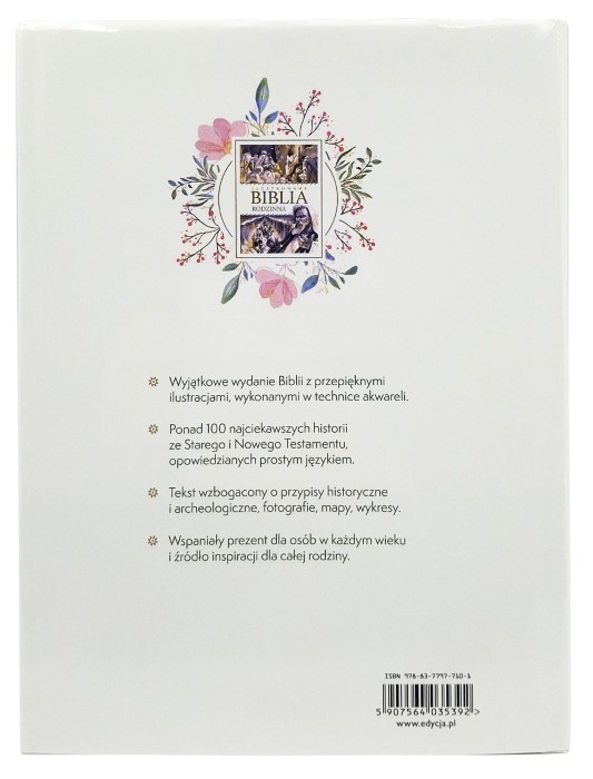 ILUSTROWANA BIBLIA RODZINNA - Pamiątka Pierwszej Komunii Świętej (wersja 2)