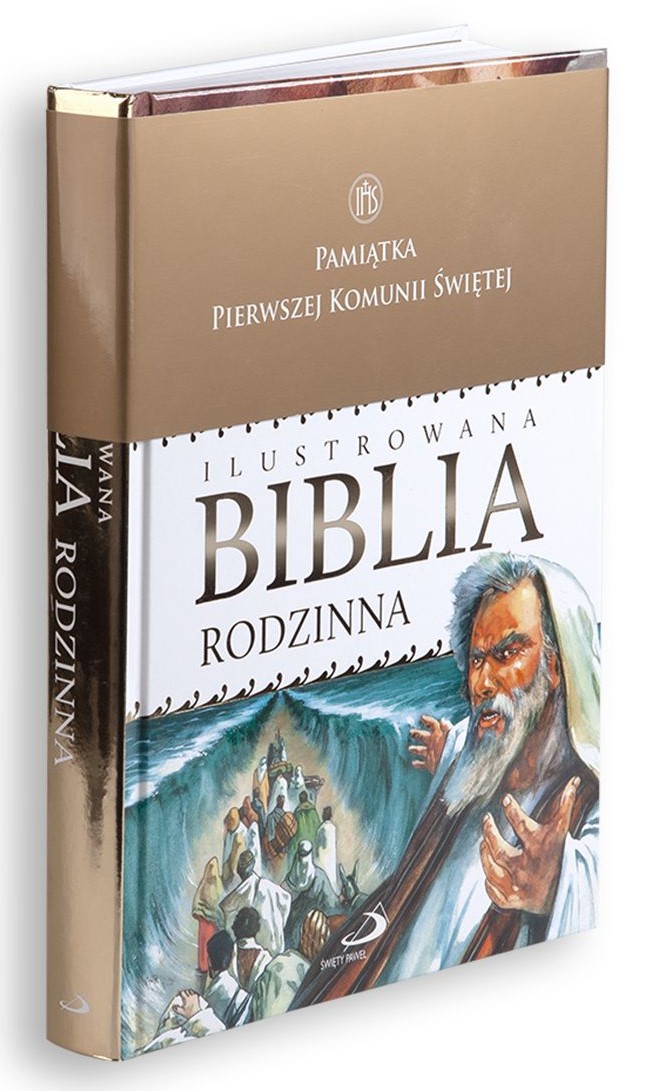 ILUSTROWANA BIBLIA RODZINNA - Pamiątka I Komunii Św. (wersja 1)