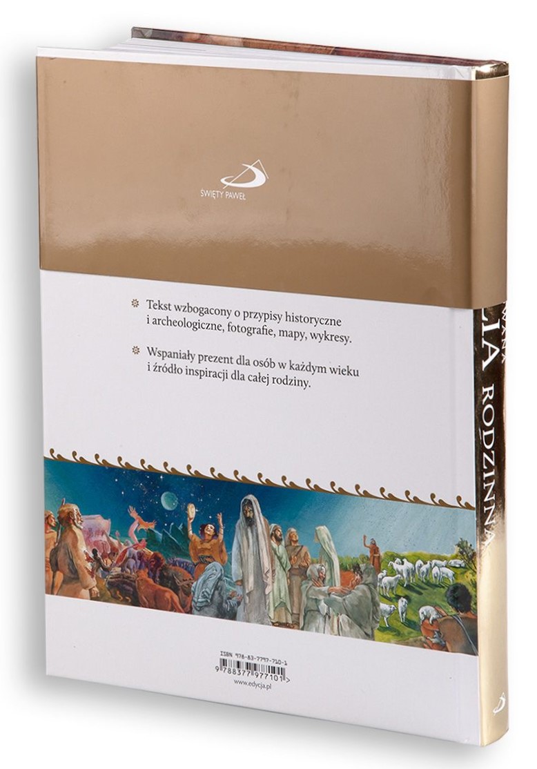 ILUSTROWANA BIBLIA RODZINNA - Pamiątka I Komunii Św. (wersja 1)