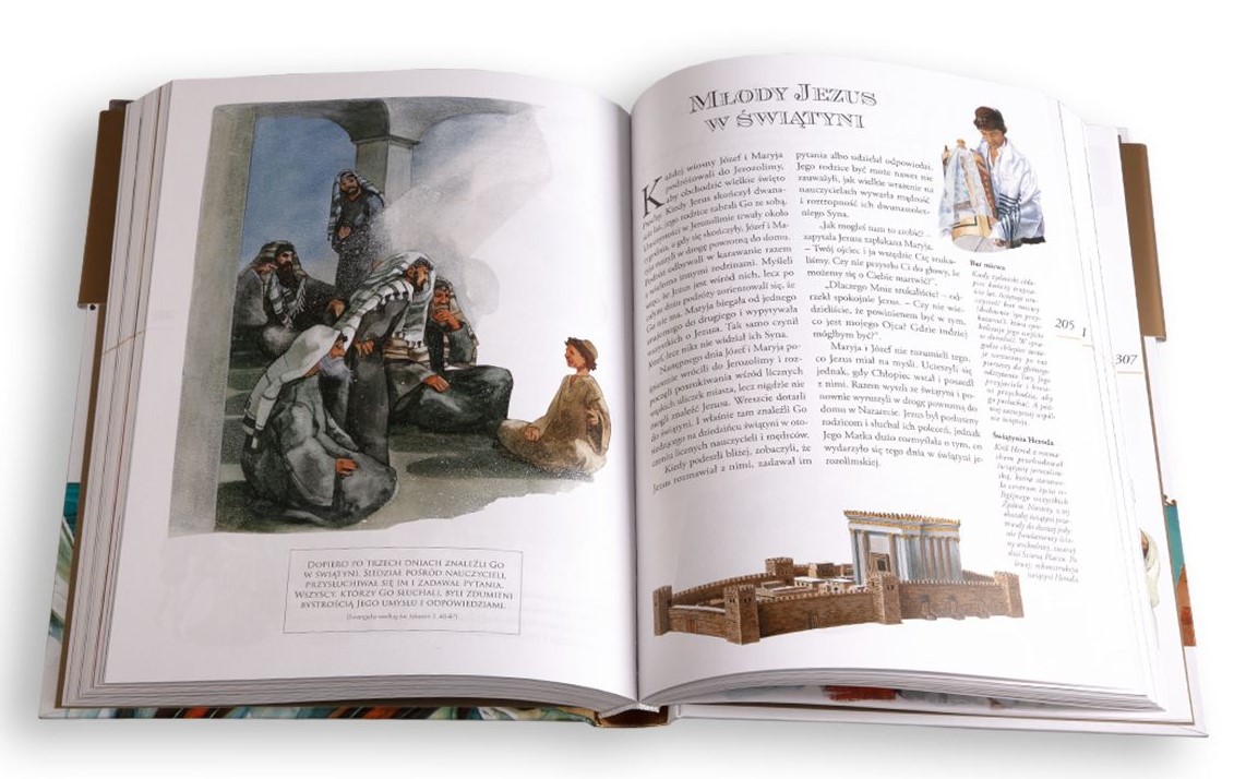 ILUSTROWANA BIBLIA RODZINNA - Pamiątka I Komunii Św. (wersja 1)