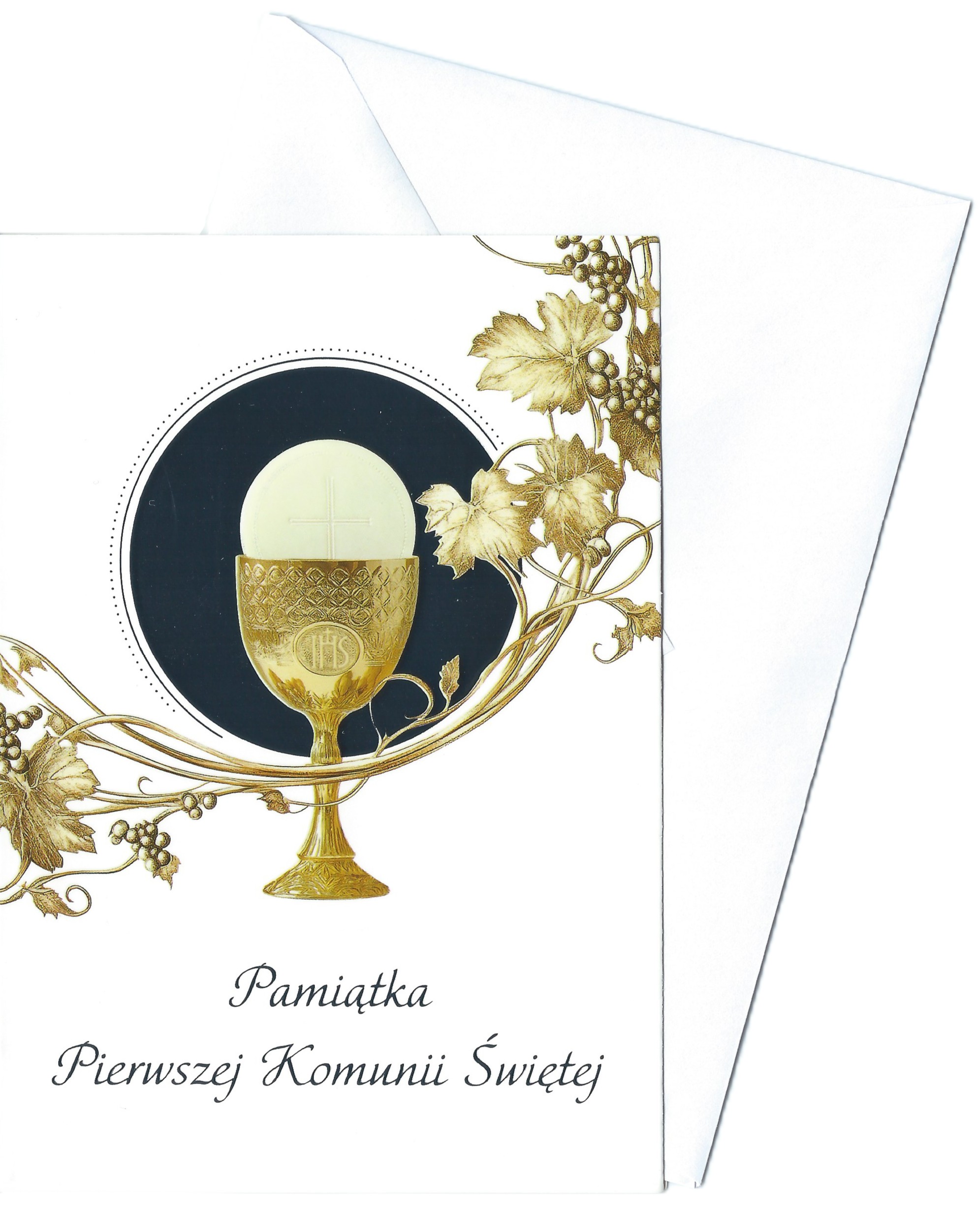 Karnet z kopertą komunijny: Chleb Życia 2 - cytat św. Karola Acutisa