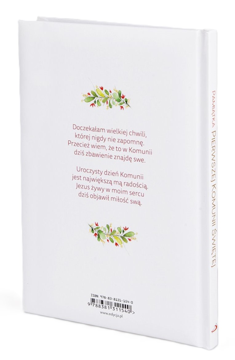 Jestem gotowa, mój Jezu - PAMIĄTKA Pierwszej Komunii Świętej (dla dziewczynki)