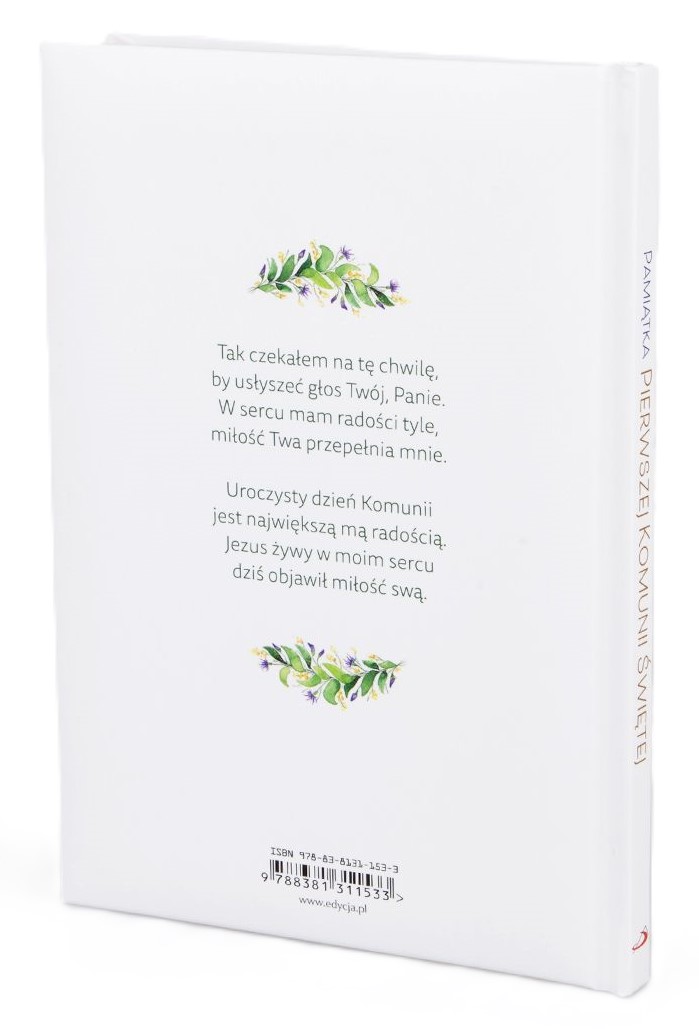 Jestem gotowy, mój Jezu - PAMIĄTKA Pierwszej Komunii Świętej (dla chłopca)