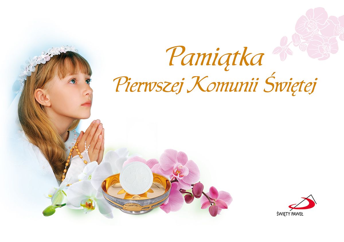 Pamiątka Pierwszej Komunii Świętej (dla dziewczynki)