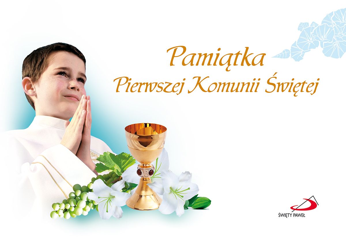Pamiątka Pierwszej Komunii Świętej (dla chłopca)