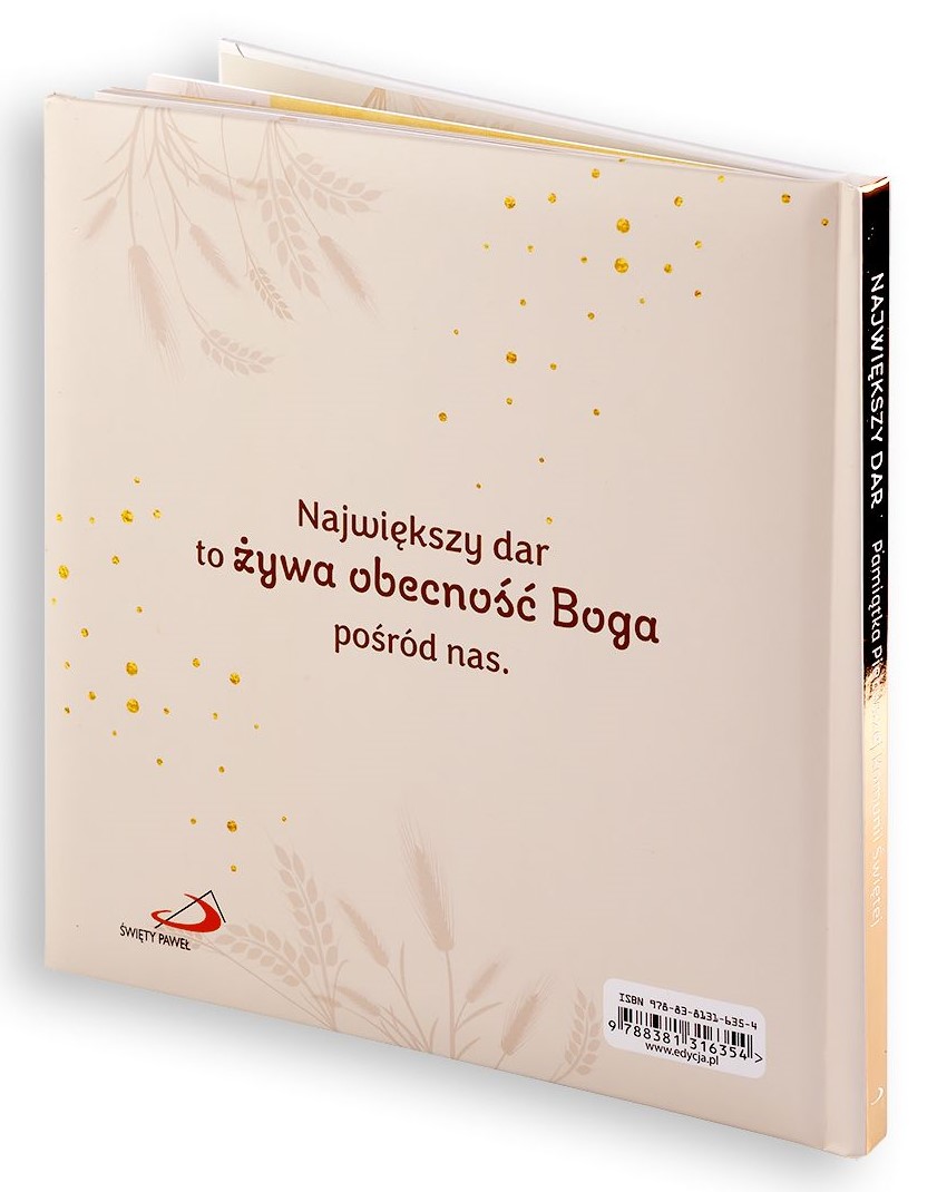 NAJWIĘKSZY DAR - Pamiątka Pierwszej Komunii Świętej