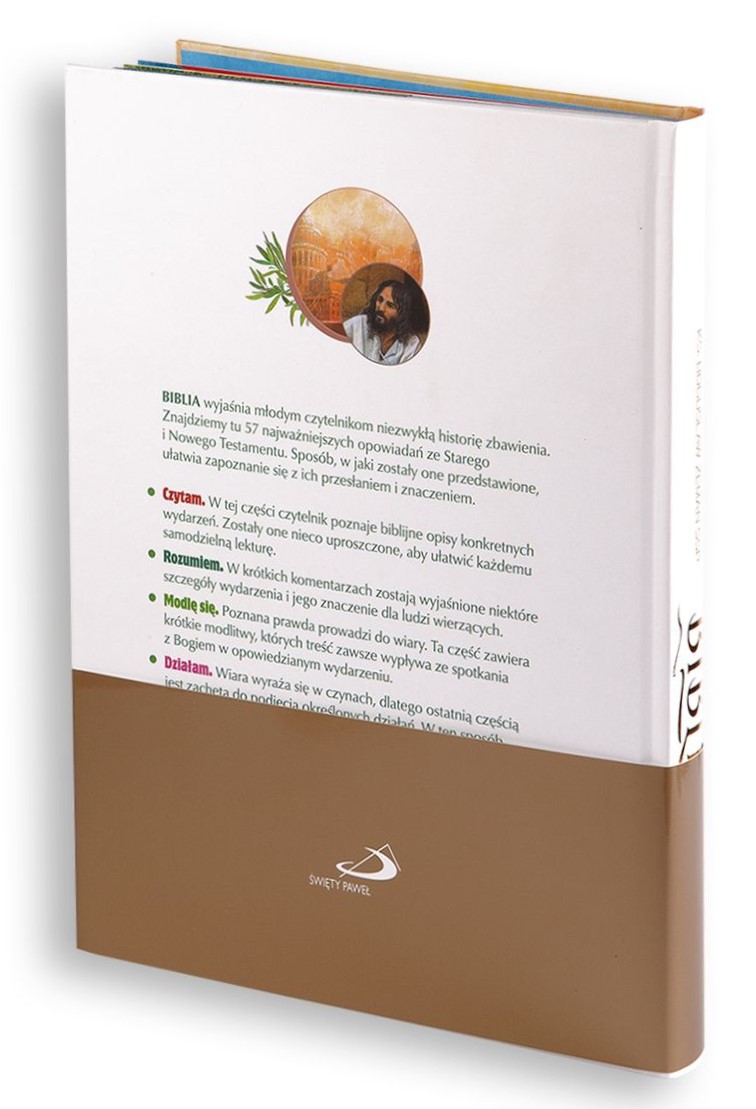 BIBLIA (opaska PAMIĄTKA PIERWSZEJ KOMUNII ŚWIĘTEJ) - Ks. Bogusław Zeman SSP