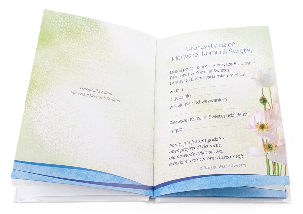 Nakarmieni Chlebem życia - Pamiątka Pierwszej Komunii Świętej (dla dziewczynki)