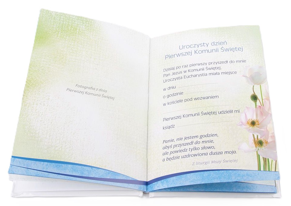 Nakarmieni Chlebem życia - Pamiątka Pierwszej Komunii Świętej (dla chłopca)