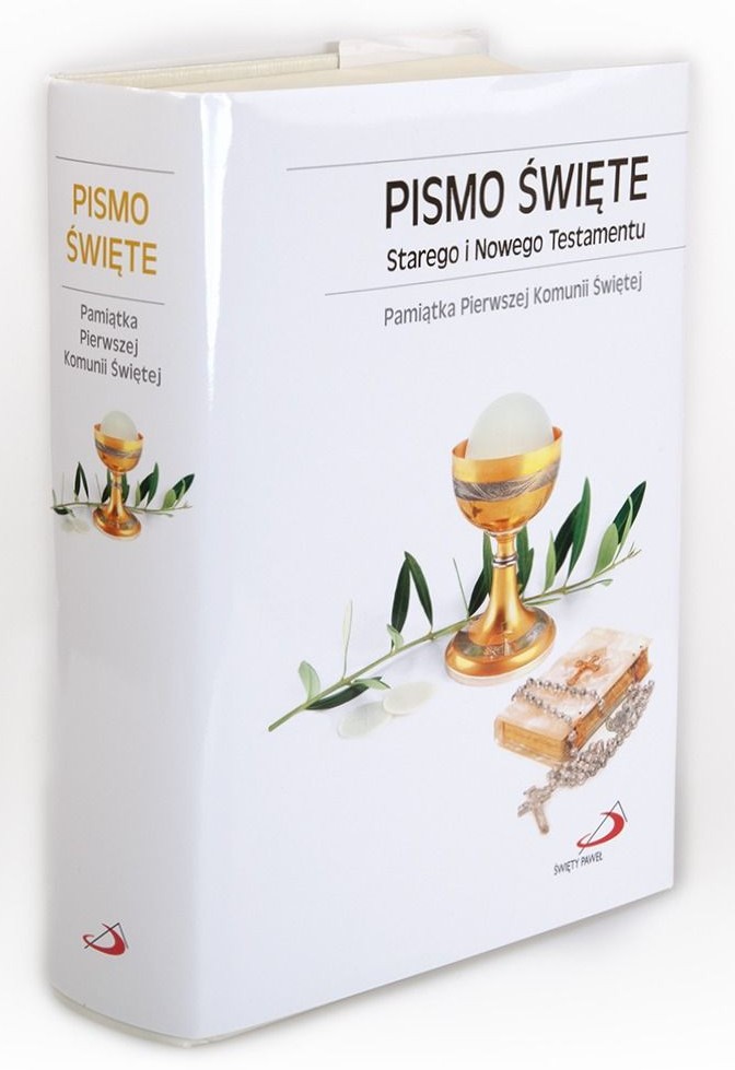 PISMO ŚWIĘTE Starego i Nowego Testamentu (standard, paginatory) - Pamiątka I Komunii Św.