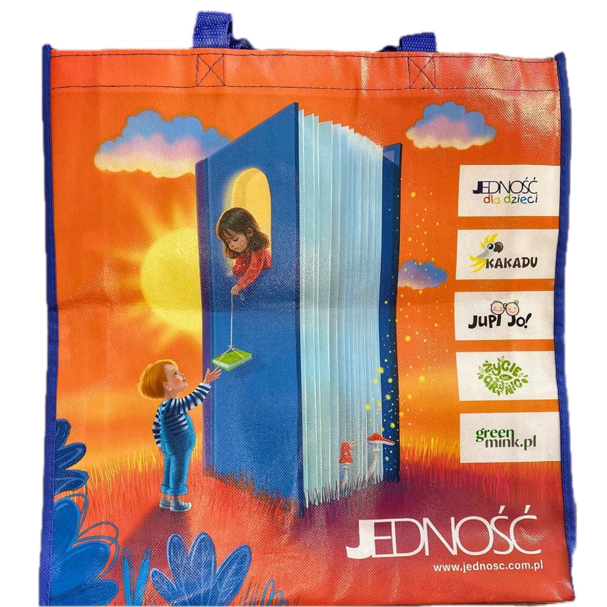 Torba zakupowa JEDNOŚĆ: DZIEŃ I NOC (wymiary: 40x36,5x7 cm)