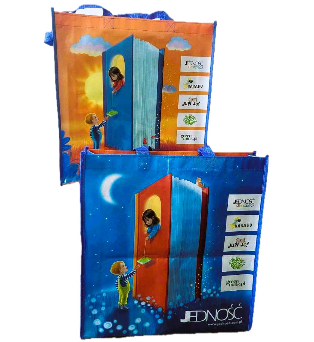 Torba zakupowa JEDNOŚĆ: DZIEŃ I NOC (wymiary: 40x36,5x7 cm)