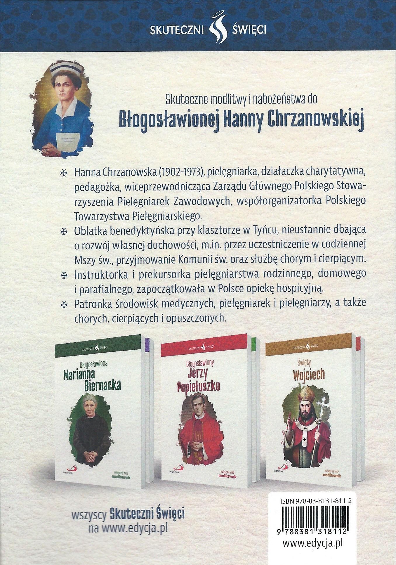 SKUTECZNI ŚWIĘCI: Błogosławiona Hanna Chrzanowska - książka