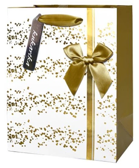 Torba prezentowa Kokarda 33x45,6x12,6 cm QPXL-079 wzór 2