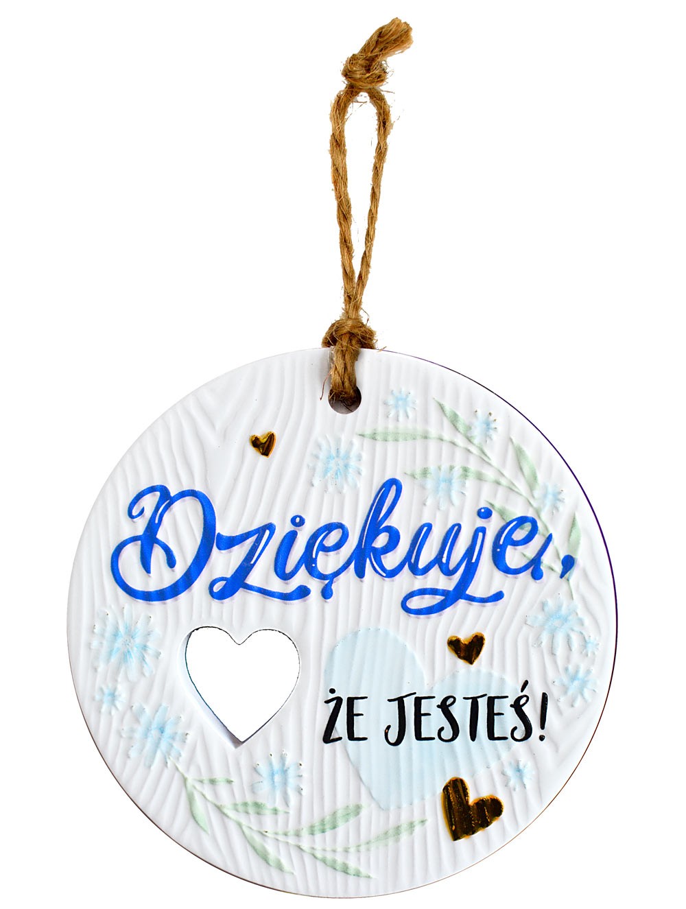Zawieszka ceramiczna: "Dziękuję, że JESTEŚ!" CEZ-161