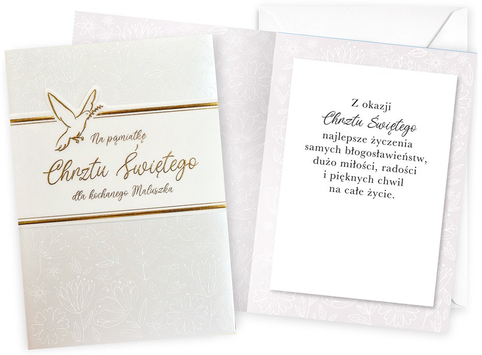 Karnet z kopertą Dream Cards: Chrzest DK-1387