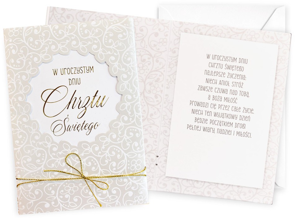 Karnet z kopertą Dream Cards: Chrzest DK-1388