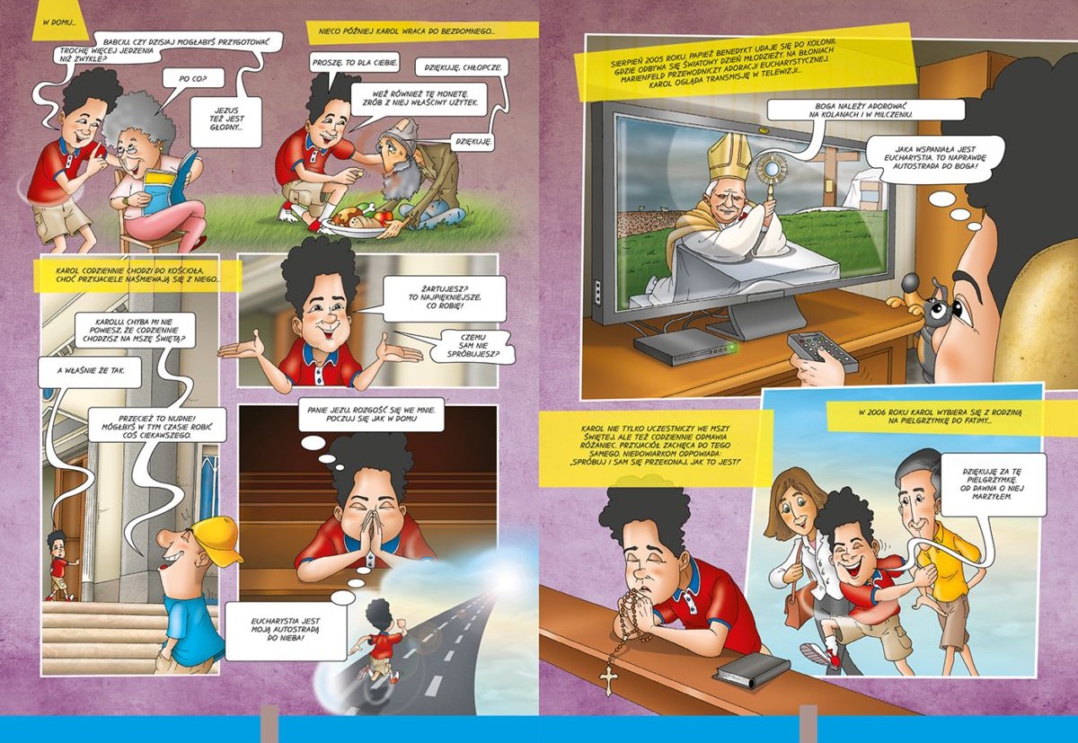 HISTORIE ŚWIĘTYCH w komiksie - Praca zbiorowa